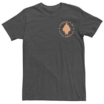 Men's Star Trek DS9 U.S.S Defiant Pocket Badge Tee