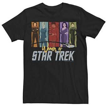 Men's Star Trek Women Of Star Trek 5 Silouhette's Tee