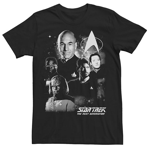 Men's Star Trek Next Generation Captain's Crew Tee