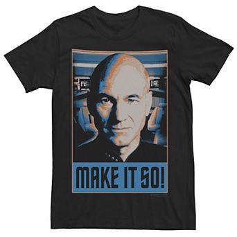 Men's Star Trek Next Generation Picard Make Is So Tee
