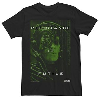 Men's Star Trek Next Generation Borg Resistance Tee