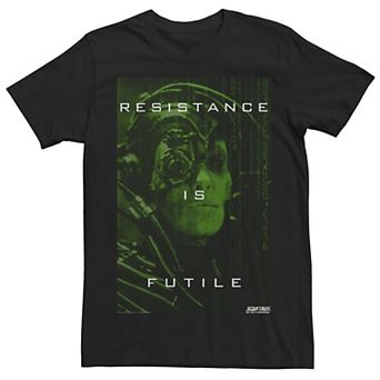 Men's Star Trek Next Generation Borg Resistance Tee