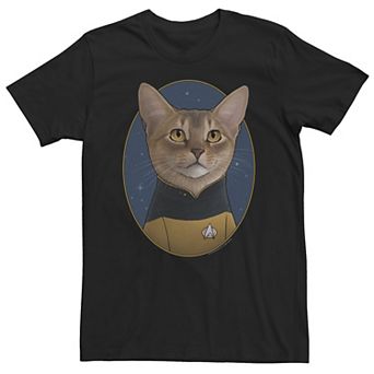 Men's Star Trek Barclay Cat Formation Tee