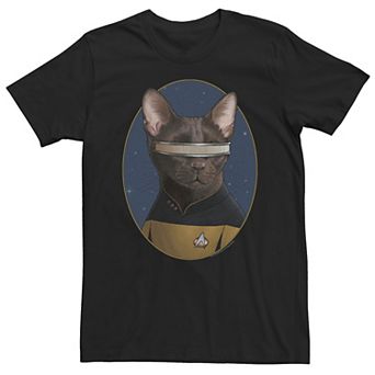 Men's Star Trek LaForge Cat Formation Tee