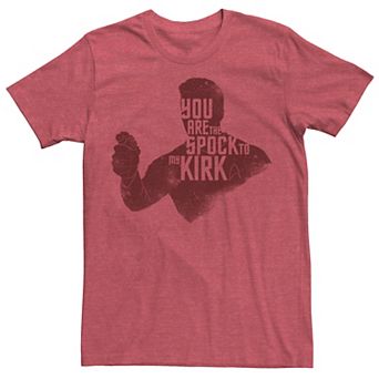 Men's Star Trek Spock To My Kirk Valentine's Day Tee