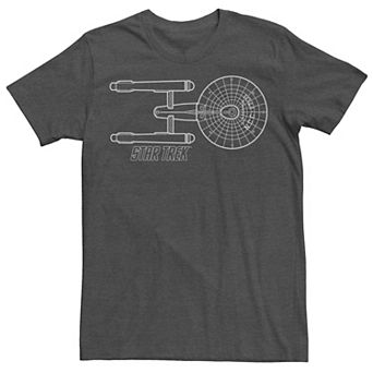 Men's Star Trek Original Series Enterprise Lines Tee