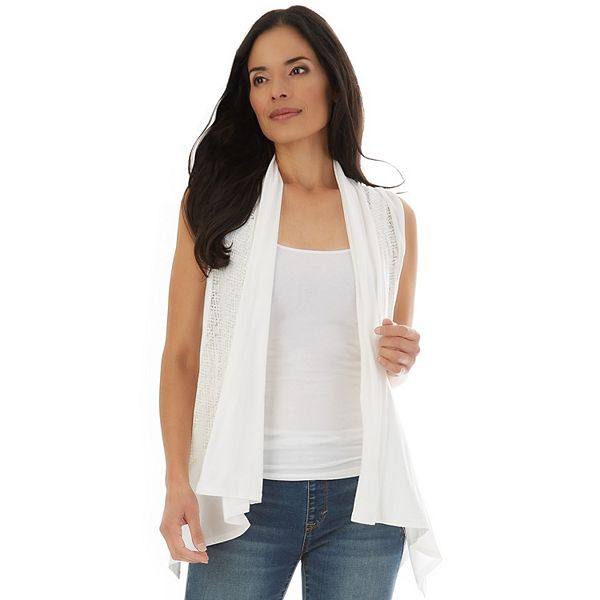 Kohls sleeveless shop cardigan