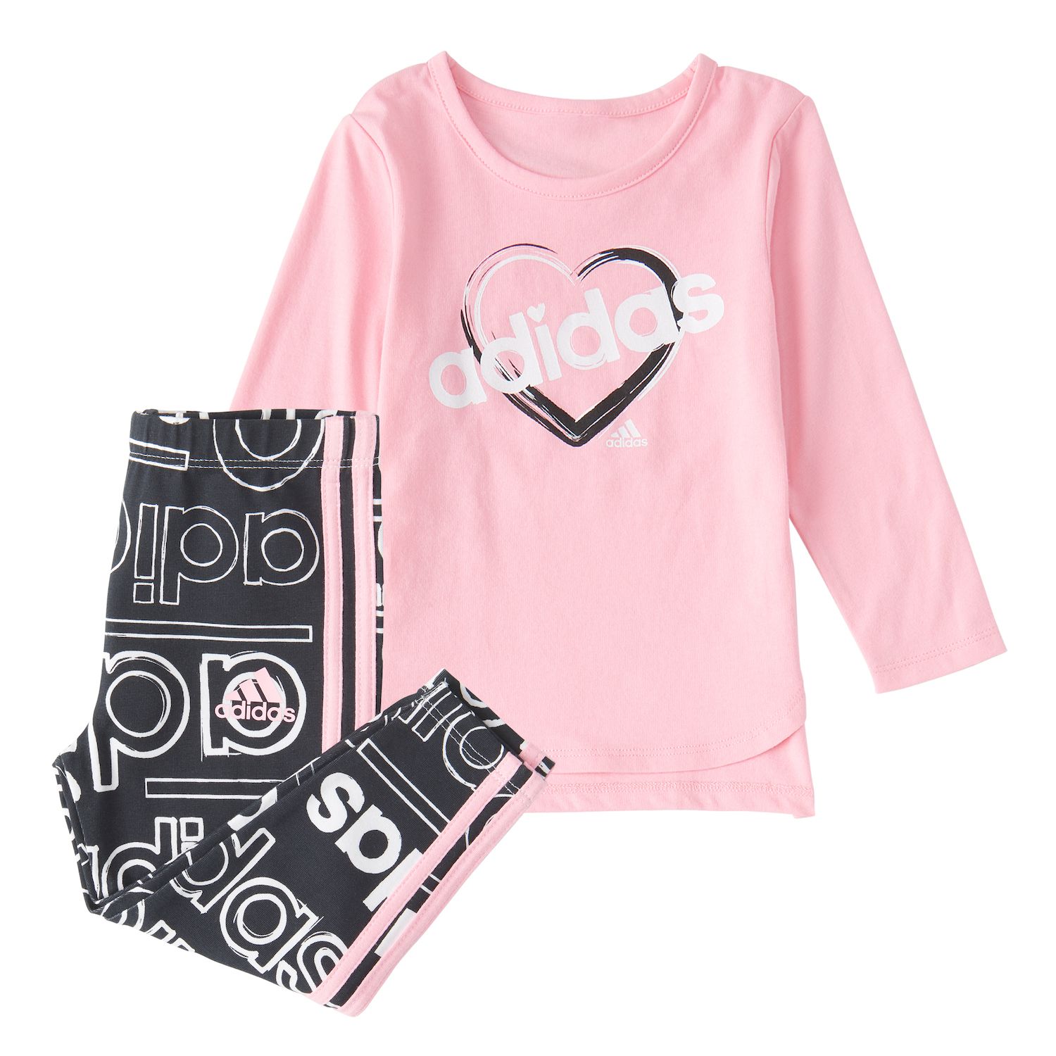 girls adidas leggings set