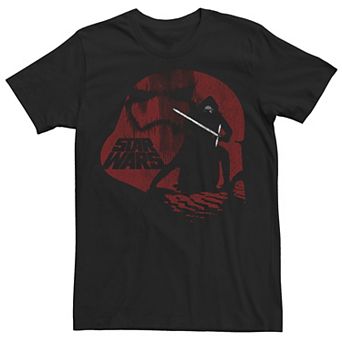 Men's Star Wars Kylo Ren Action Pose Silhouette Tee
