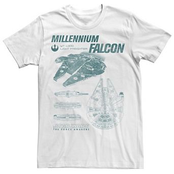 Men's Star Wars Millennium Falcon Profile Tee