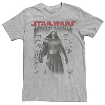 Men's Star Wars The Force Awakens Painted Kylo And Stormtroopers Tee