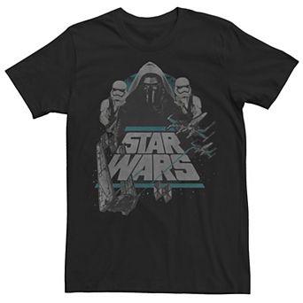 Men's Star Wars Kylo Ren & Troopers Blue Accent Tee
