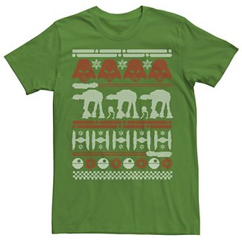 Men's Star Wars Battle Of Hoth Ugly Christmas Sweater Tee