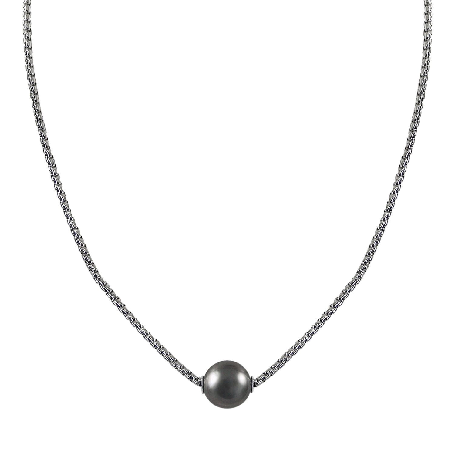 PearLustre by Imperial Sterling Silver Tahitian Cultured Pearl 