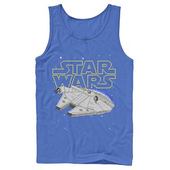 Men's Star Wars Millennium Falcon 8-Bit Tank Top