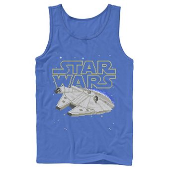 Men's Star Wars Millennium Falcon 8-Bit Tank Top