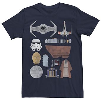 Mens Star Wars Classic Trilogy Essentials Tee