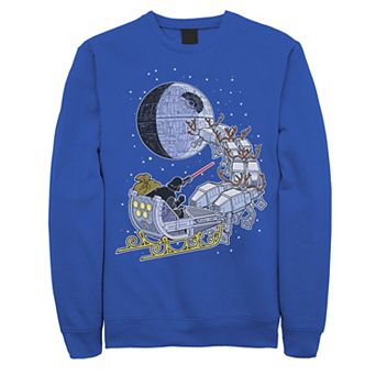 Mens Star Wars Vader Sleigh Away Sweatshirt