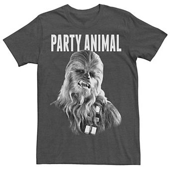 Men's Star Wars Chewbacca Party Animal Portrait Tee