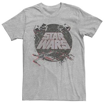 Men's Star Wars Classic Logo X-Wing Tie Fighter Tee