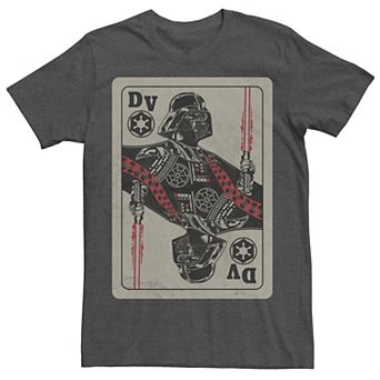 Men's Star Wars Darth Vader Playing Card Tee