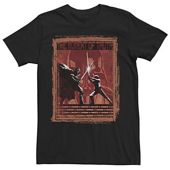 Men's Star Wars Darth Vader & Luke Skywalker Moment Of Truth Tee