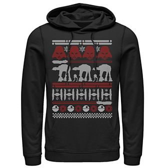 Men's Star Wars Battle Of Hoth Ugly Christmas Sweater Hoodie