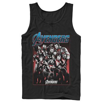 Men's Marvel Avengers Endgame Main Cast Group Shot Tank Top