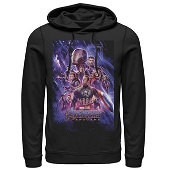 Men's Marvel Studios Avengers Endgame Space Group Shot Poster Hoodie