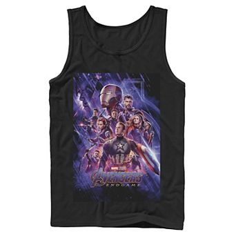 Men's Marvel Studios Avengers Endgame Space Group Shot Poster Tank Top