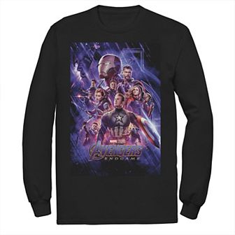 Men's Marvel Studios Avengers Endgame Space Group Shot Poster Tee