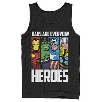 Men's Marvel Avengers Father's Day Everyday Heroes Tank