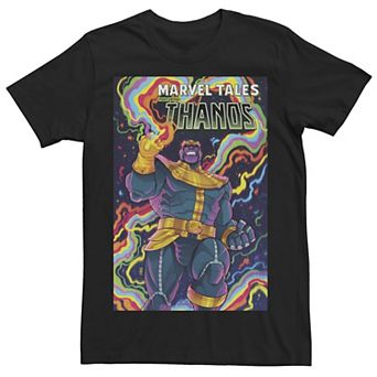 Men's Marvel Tales Thanos Issue #1 Comic Book Cover Tee