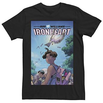 Men's Marvel Ironheart Kidnapping Of Daija Comic Book Cover Tee