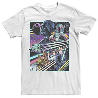 Men's Star Wars A New Hope Neon Poster Tee