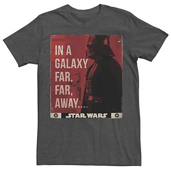 Men's Star Wars Darth Vader In A Galaxy Far Far Away Tee