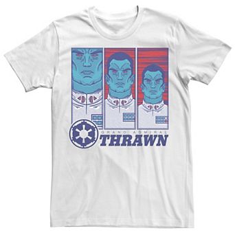 Men's Star Wars Grand Admiral Thrawn Pop Art Tee