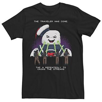 Men's Ghostbusters "Cross The Streams" 8-Bit Tee