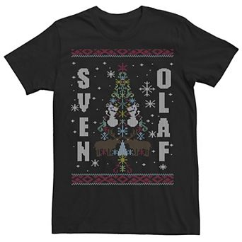 Disney's Frozen Sven Olaf Men's Ugly Sweater Stitch Tee
