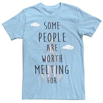 Disney's Frozen Men's "Worth Melting For" Tee