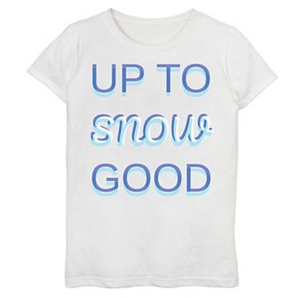 Girls 7-16 "Up To Snow Good" Graphic Tee