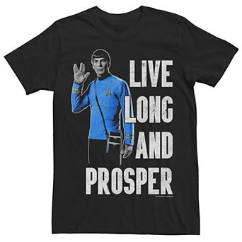 Men's Star Trek Original Series Spock Live Long Tee