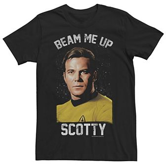 Men's Star Trek Original Series Kirk Beam Me Up Tee