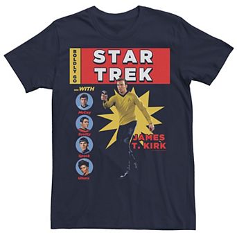 Men's Star Trek Original Series James Kirk Comic Tee