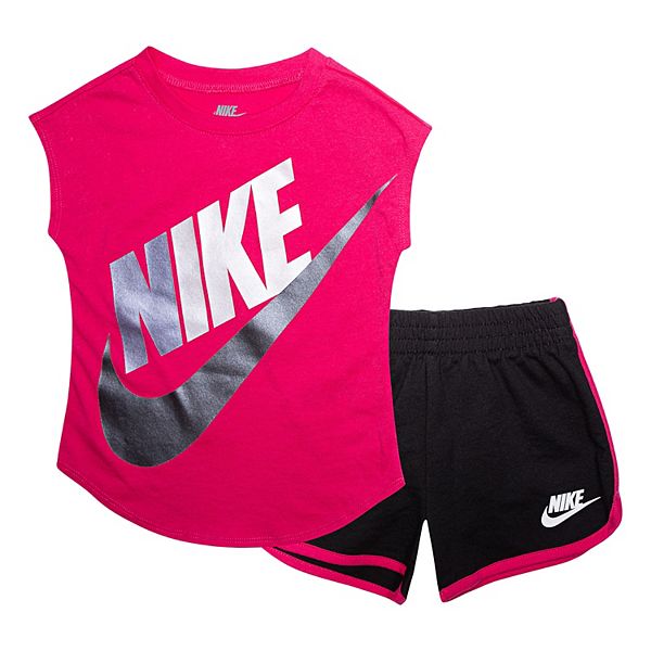 Nike Sportswear Shorts Set Little Kids' 2-Piece Set.