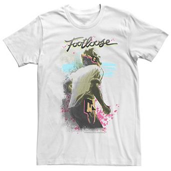 Men's Footloose Neon Poster Title Logo Tee