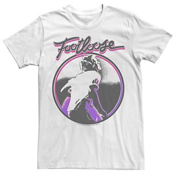 Men's Footloose Ren McCormack Circle Portrait Title Logo Tee