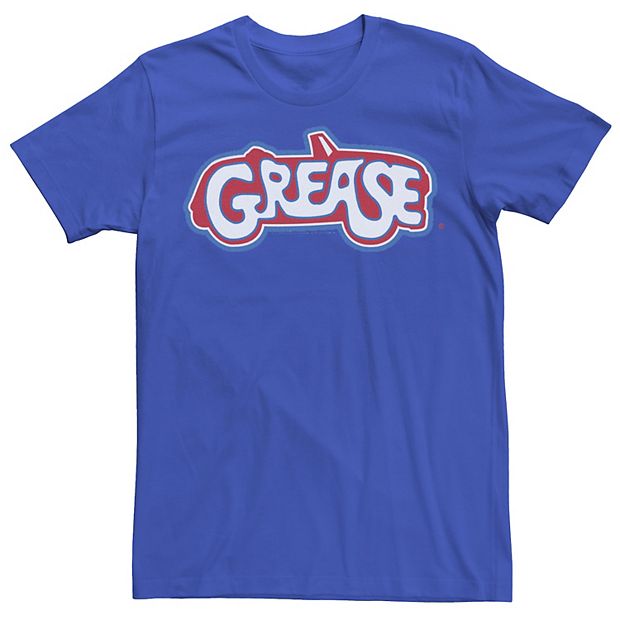 Men's Grease Car Silhouette Text Fill Tee