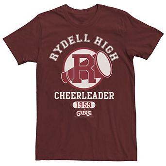 Men's Grease Rydell High Cheerleader Logo Tee