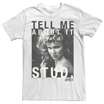 Men's Grease Tell Me About It Stud Sandra Poster Tee